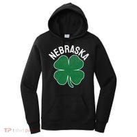 Nebraska Shamrock St. Patrick's Day Saint Paddy's Irish Women's Hoodie thumb 0