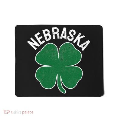 Nebraska Shamrock St. Patrick's Day Saint Paddy's Irish Mousepad