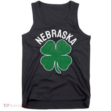 Nebraska Shamrock St. Patrick's Day Saint Paddy's Irish Tank Top