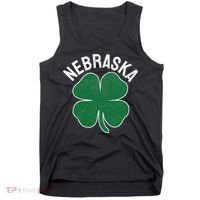 Nebraska Shamrock St. Patrick's Day Saint Paddy's Irish Tank Top thumb 0
