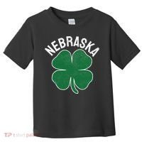 Nebraska Shamrock St. Patrick's Day Saint Paddy's Irish Toddler T-Shirt thumb 0