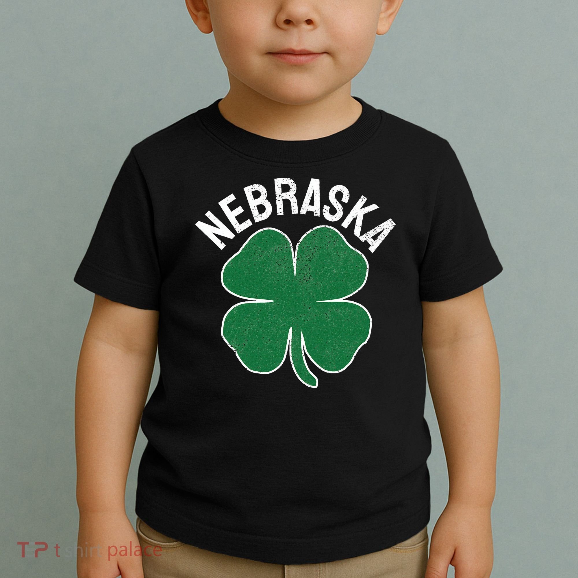 Nebraska Shamrock St. Patrick's Day Saint Paddy's Irish Toddler T-Shirt