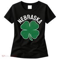 Nebraska Shamrock St. Patrick's Day Saint Paddy's Irish Women's T-Shirt thumb 0