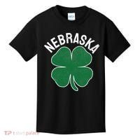 Nebraska Shamrock St. Patrick's Day Saint Paddy's Irish Kids T-Shirt thumb 0