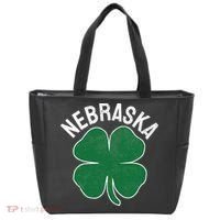 Nebraska Shamrock St. Patrick's Day Saint Paddy's Irish Tote Bag thumb 0
