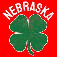 Nebraska Shamrock St. Patrick's Day Saint Paddy's Irish Santa Hat thumb 1