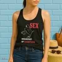 Naughty Saying Sex Breakfast Of Champions Women's Tank Top thumb 2