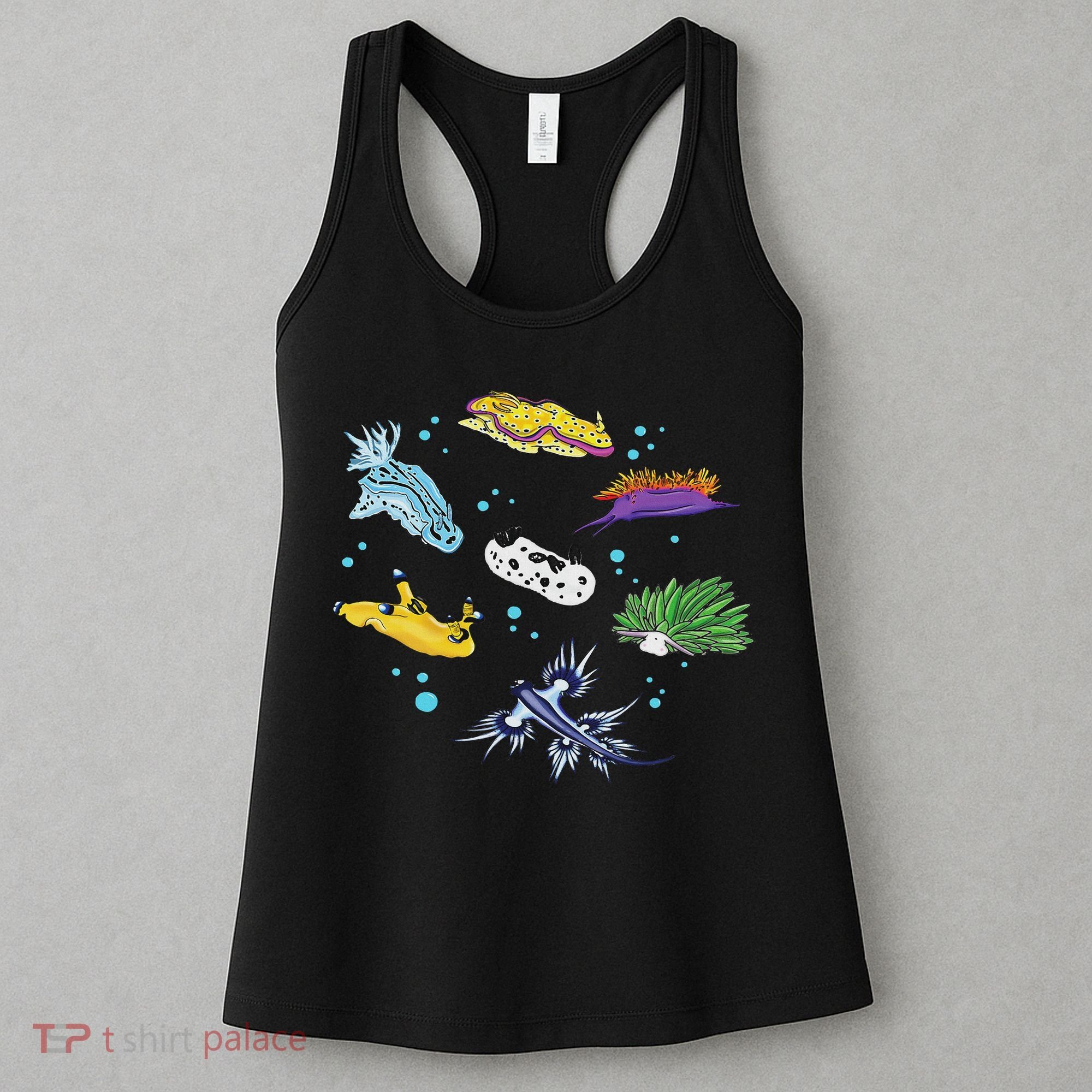Nudibranch Sea Slug Ocean Scuba Diver Snorkeling Aquarium Women's Tank Top