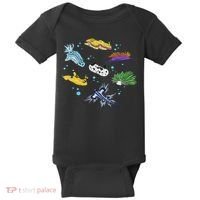 Nudibranch Sea Slug Ocean Scuba Diver Snorkeling Aquarium Baby Bodysuit thumb 0