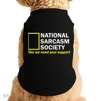 National Sarcastic Society Doggie Tank thumb 0