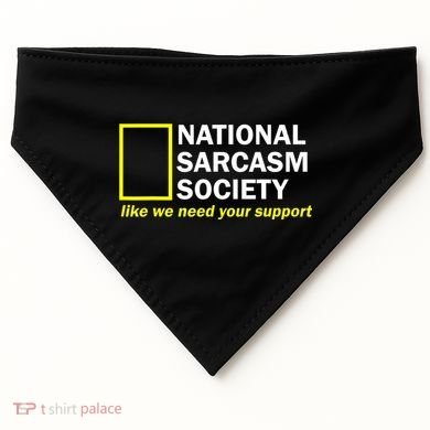 National Sarcastic Society USA-Made Doggie Bandana