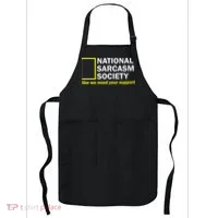 National Sarcastic Society Apron thumb 0
