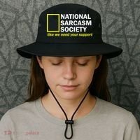 National Sarcastic Society Bucket Hat thumb 3