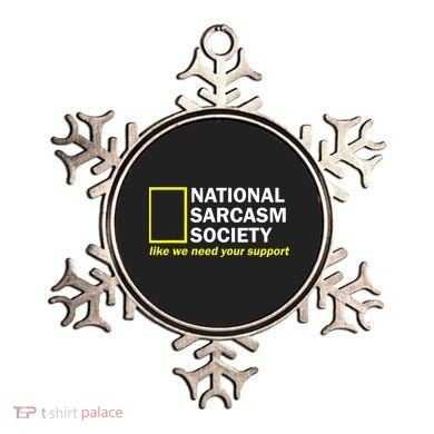 National Sarcastic Society Ornament