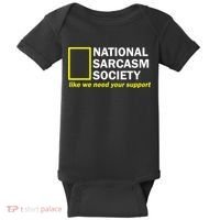National Sarcastic Society Baby Bodysuit thumb 0