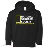 National Sarcastic Society Toddler Hoodie thumb 0