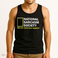 National Sarcastic Society Tank Top thumb 3