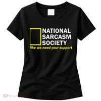 National Sarcastic Society Women's T-Shirt thumb 0