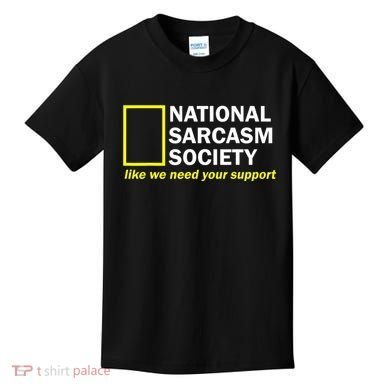 National Sarcastic Society Kids T-Shirt