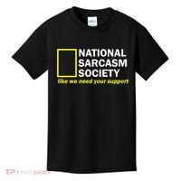 National Sarcastic Society Kids T-Shirt thumb 0