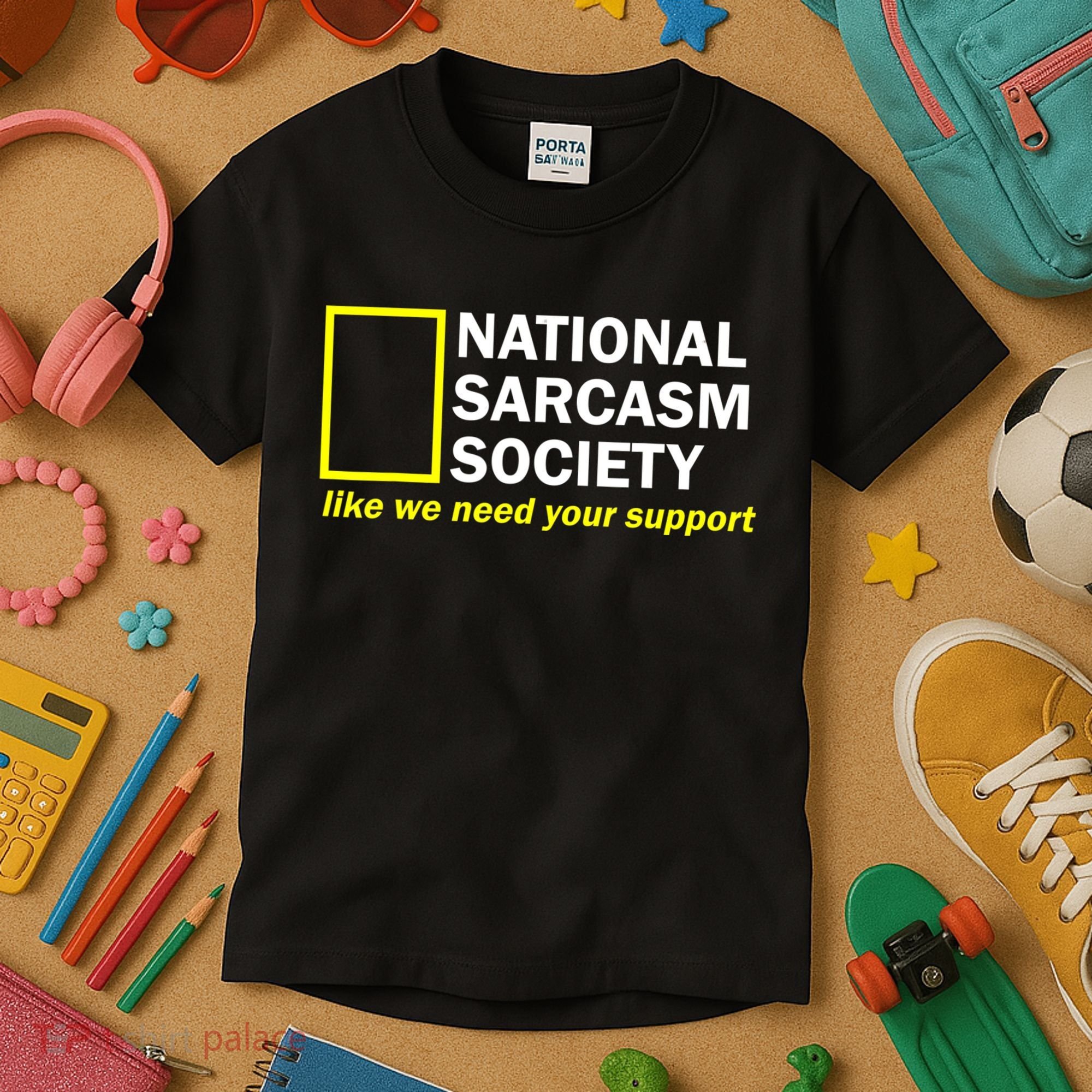 National Sarcastic Society Kids T-Shirt