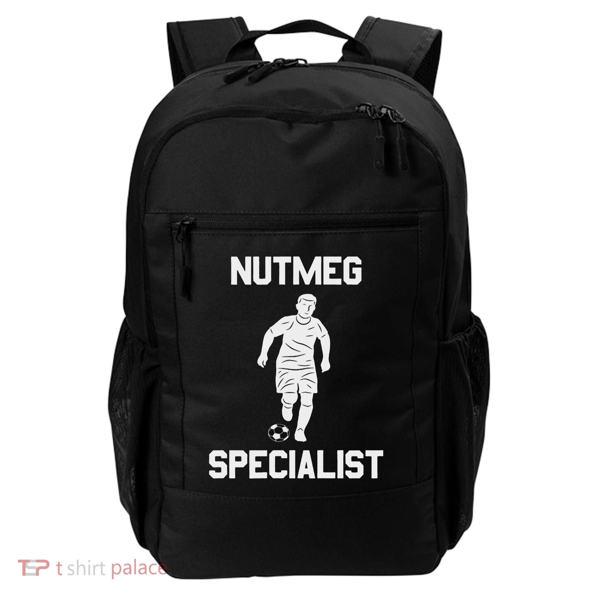 Nutmeg Soccer Saying Nutmeg Specialist Backpack