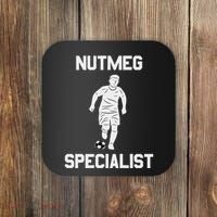Nutmeg Soccer Saying Nutmeg Specialist Coaster thumb 0