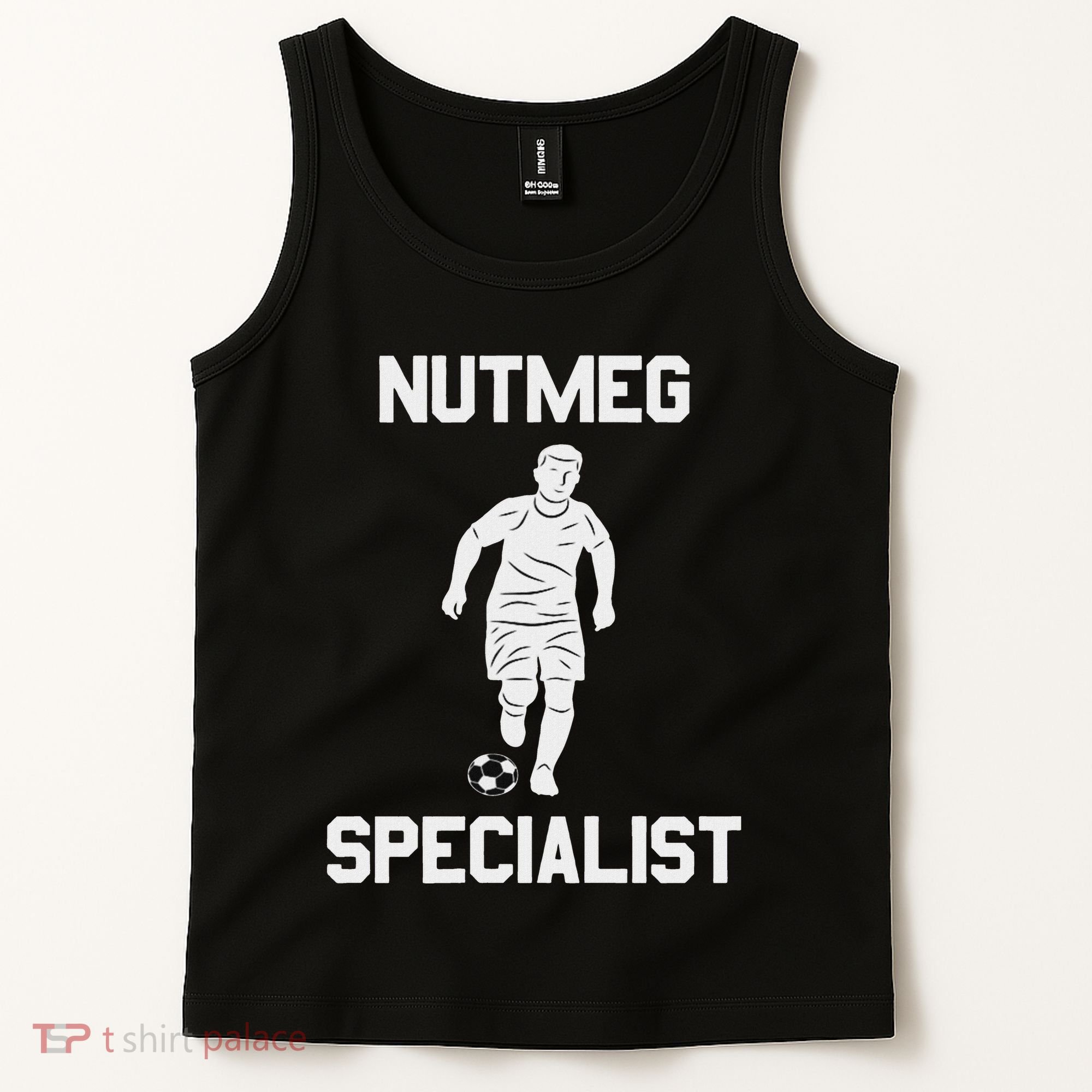 Nutmeg Soccer Saying Nutmeg Specialist Tank Top