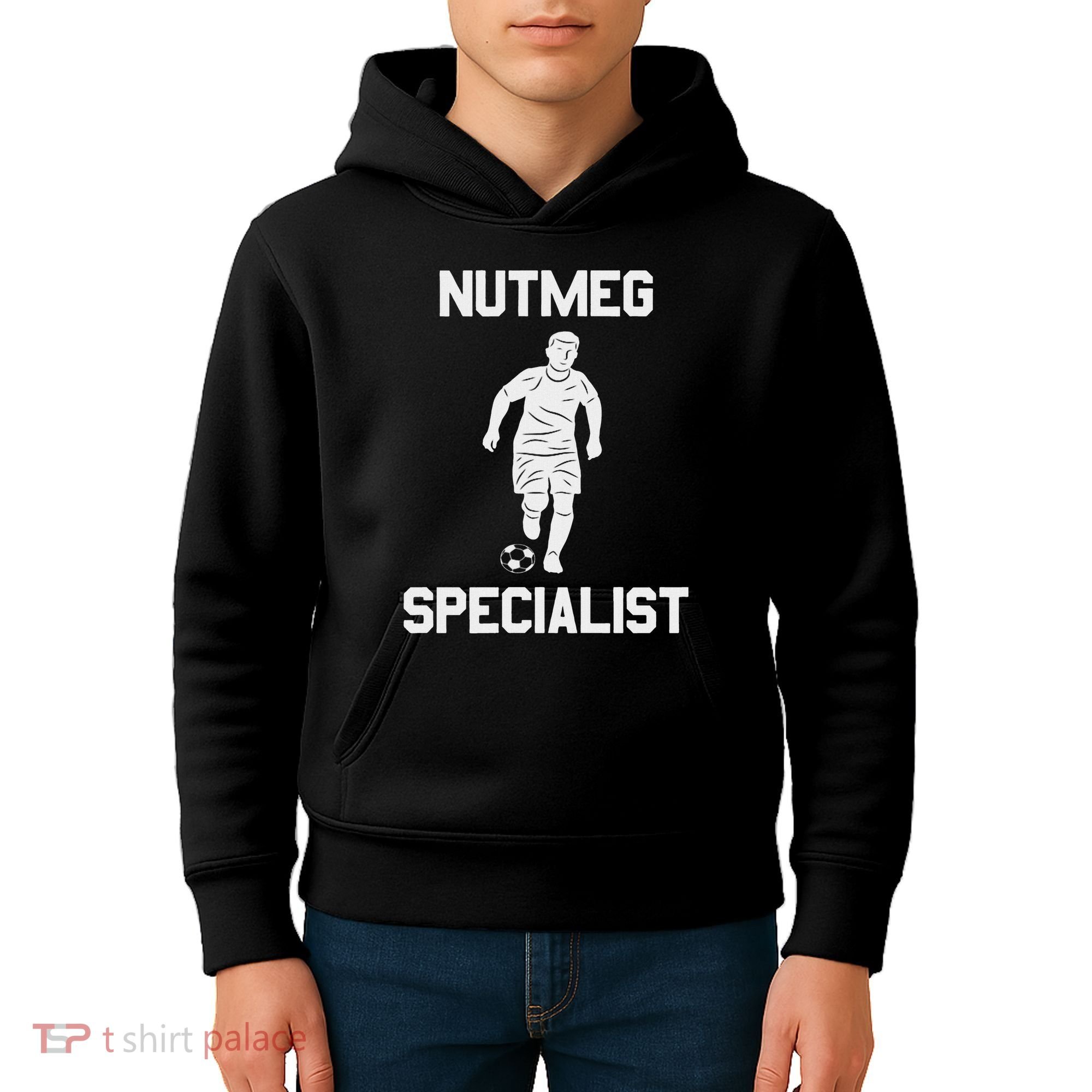 Nutmeg Soccer Saying Nutmeg Specialist Kids Hoodie
