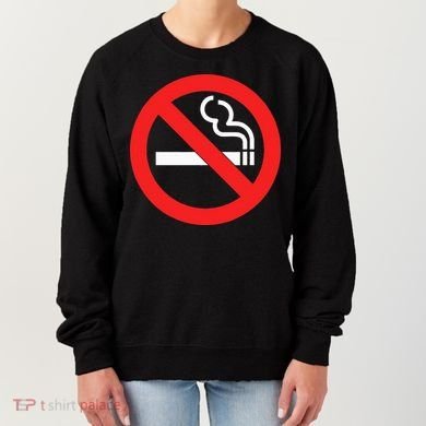 No Smoking Symbol Women's Sweatshirt