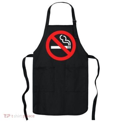 No Smoking Symbol Apron
