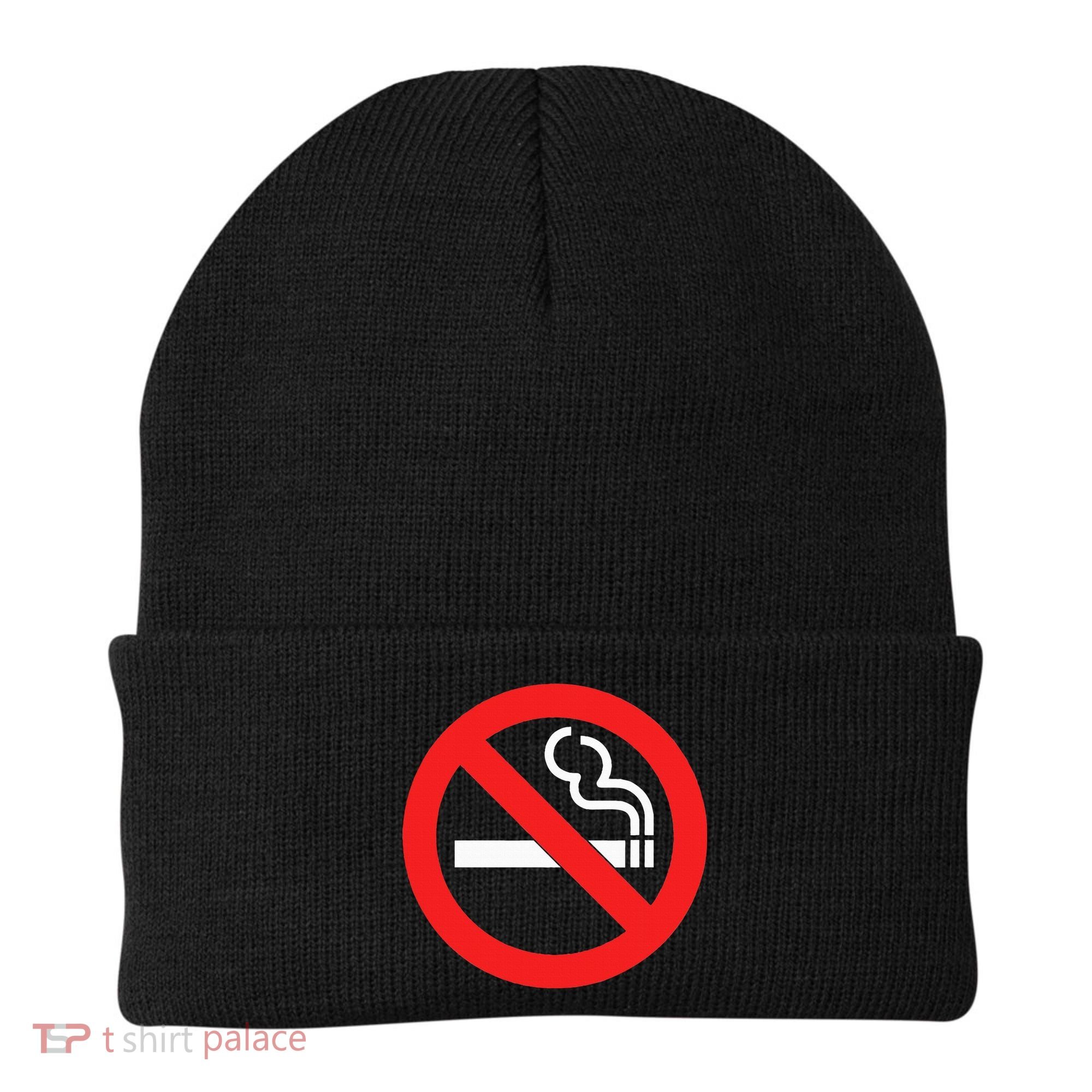 No Smoking Symbol Beanie