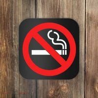 No Smoking Symbol Coaster thumb 0