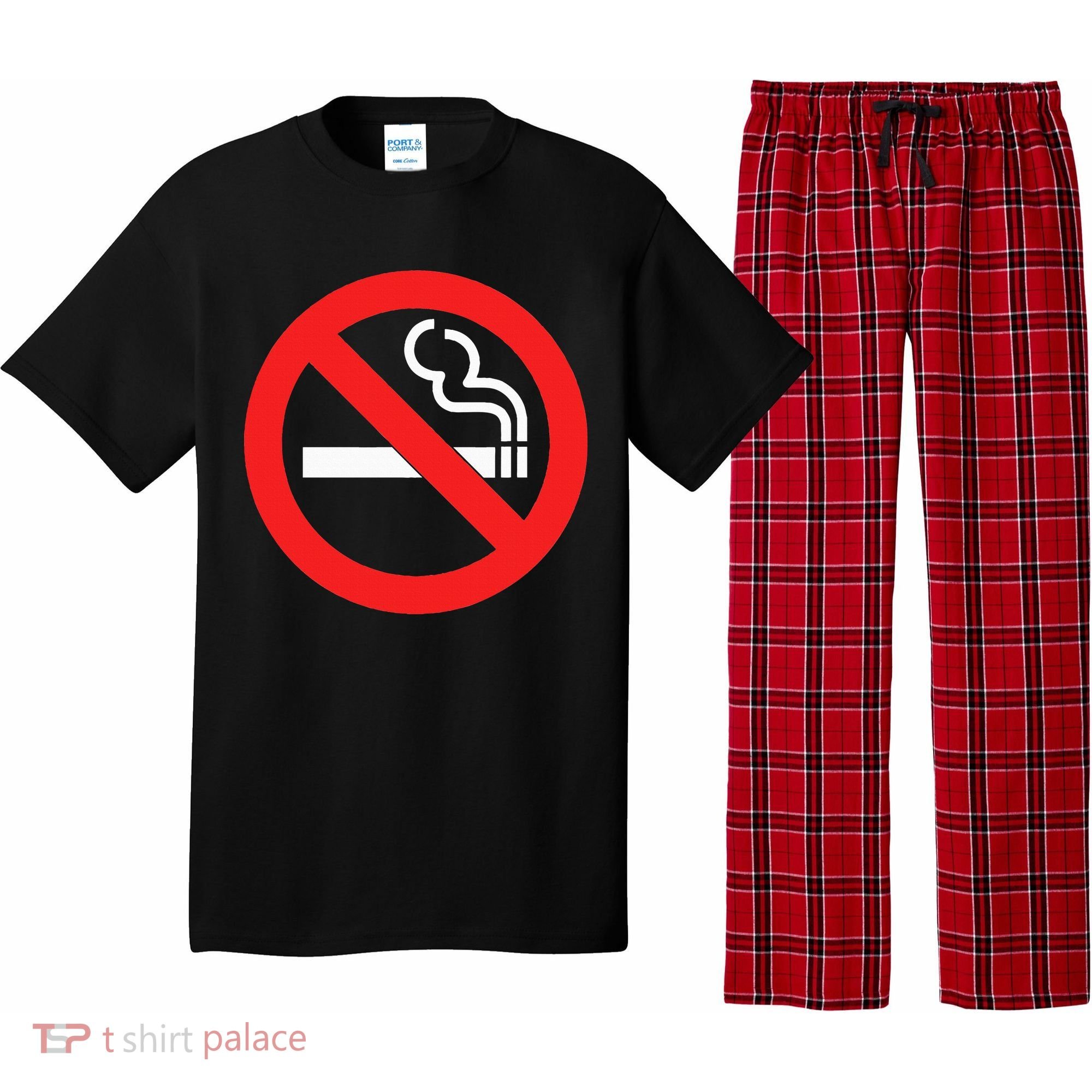 No Smoking Symbol Pajama Set