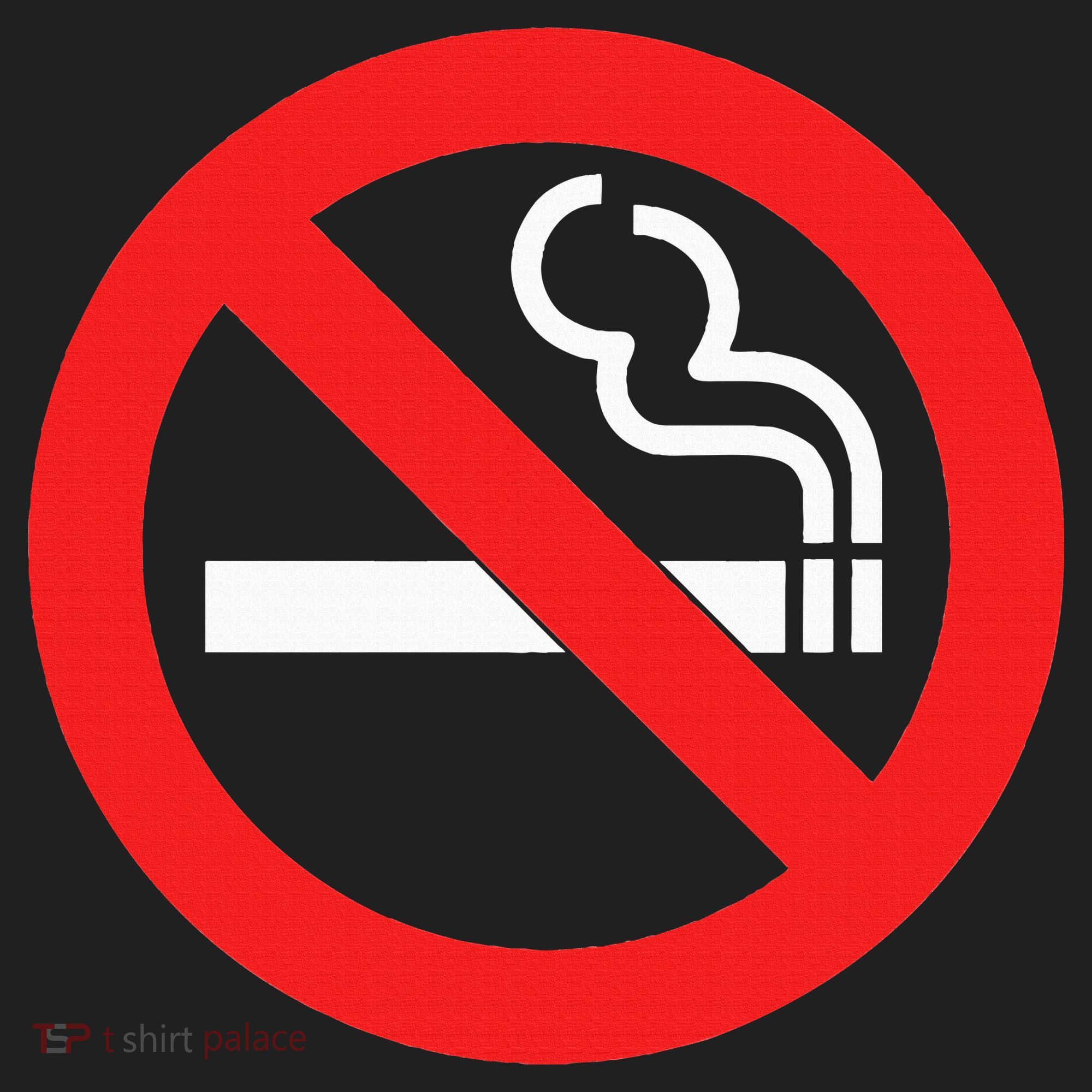 No Smoking Symbol Crop Fleece Hoodie