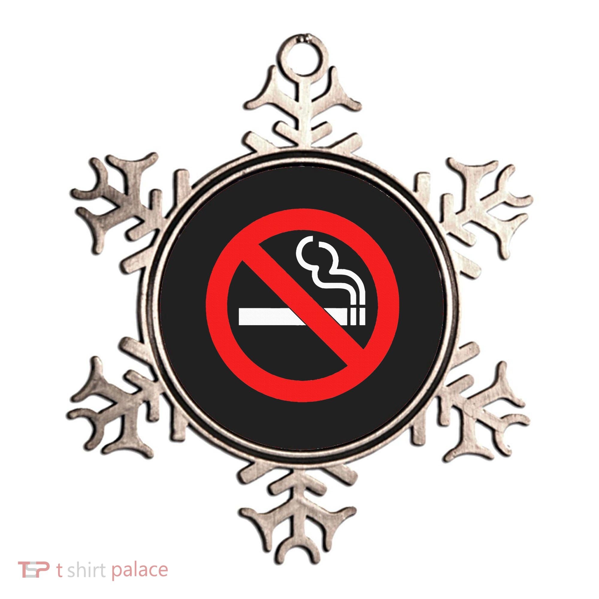 No Smoking Symbol Ornament