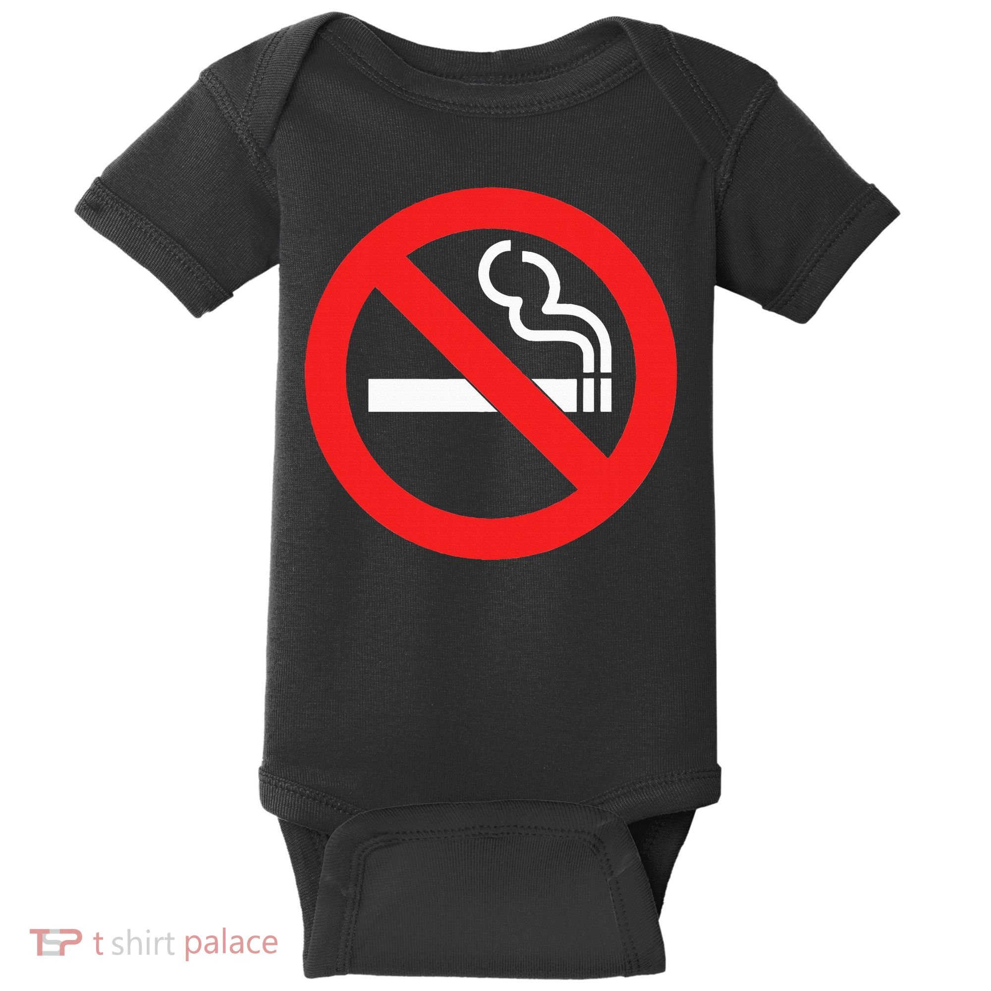 No Smoking Symbol Baby Bodysuit