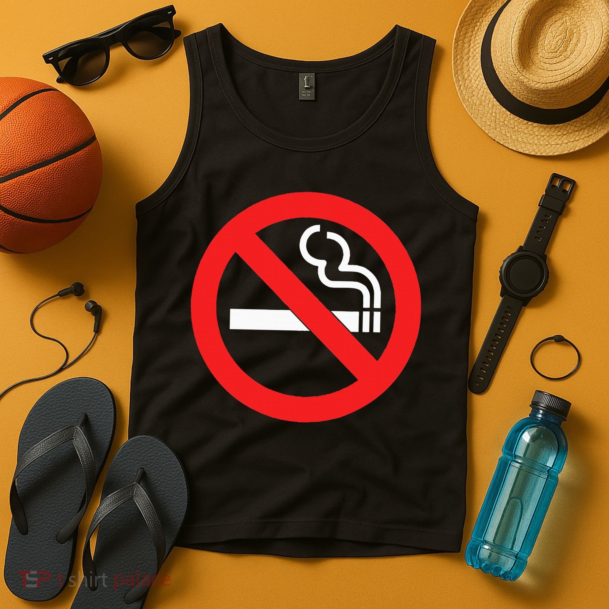 No Smoking Symbol Tank Top