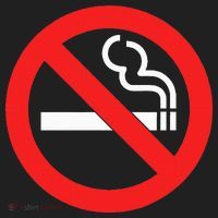 No Smoking Symbol Golf Towel thumb 3