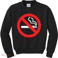 No Smoking Symbol Kids Sweatshirt thumb 0