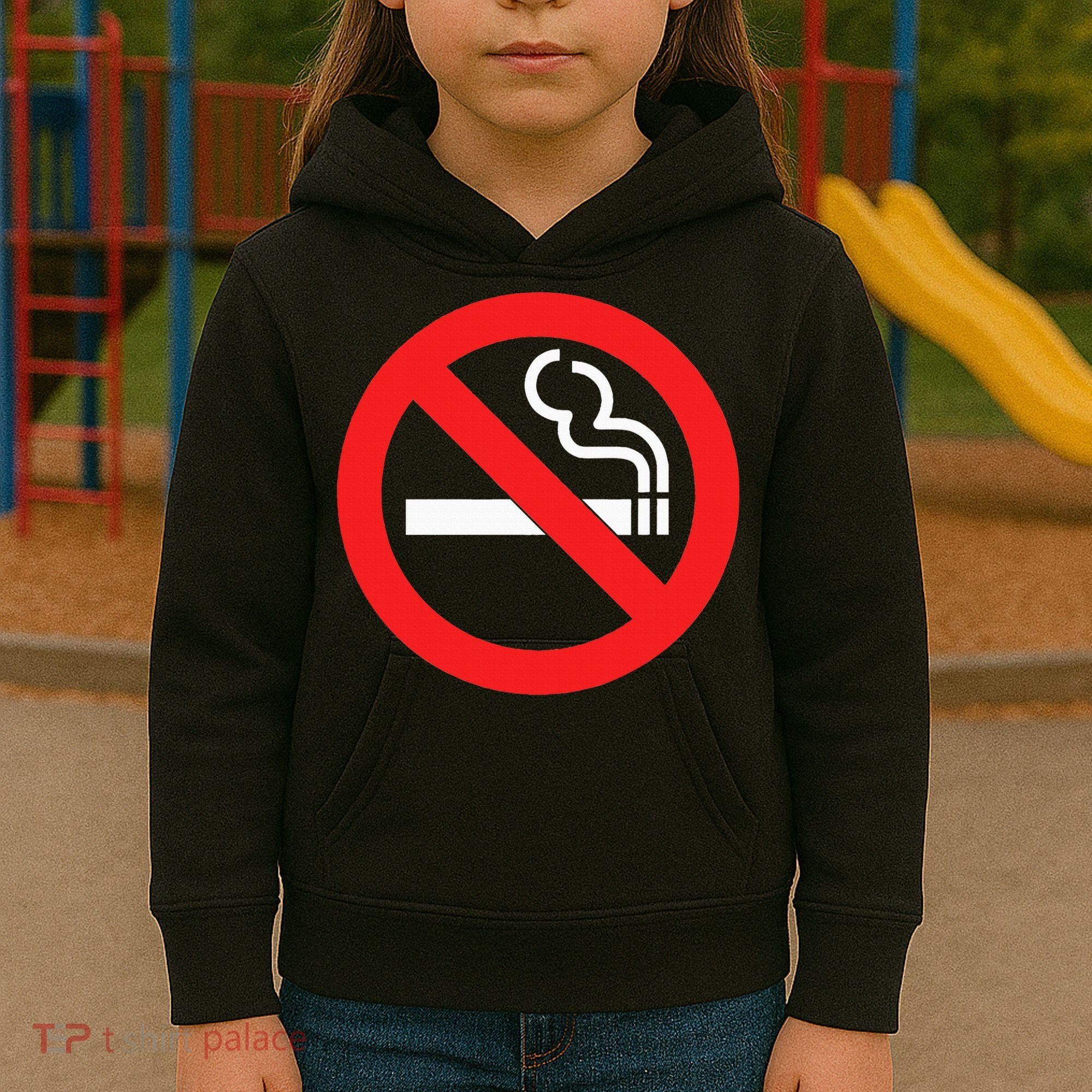 No Smoking Symbol Kids Hoodie