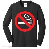 No Smoking Symbol Kids Long Sleeve Shirt thumb 0