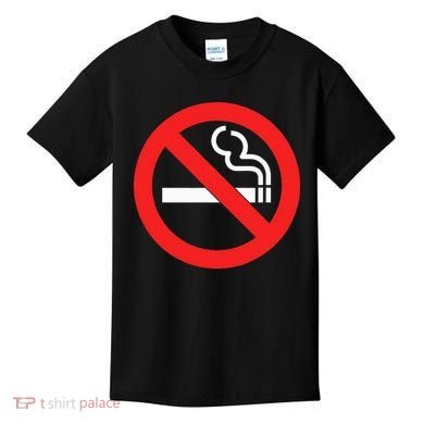 No Smoking Symbol Kids T-Shirt