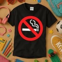 No Smoking Symbol Kids T-Shirt thumb 3