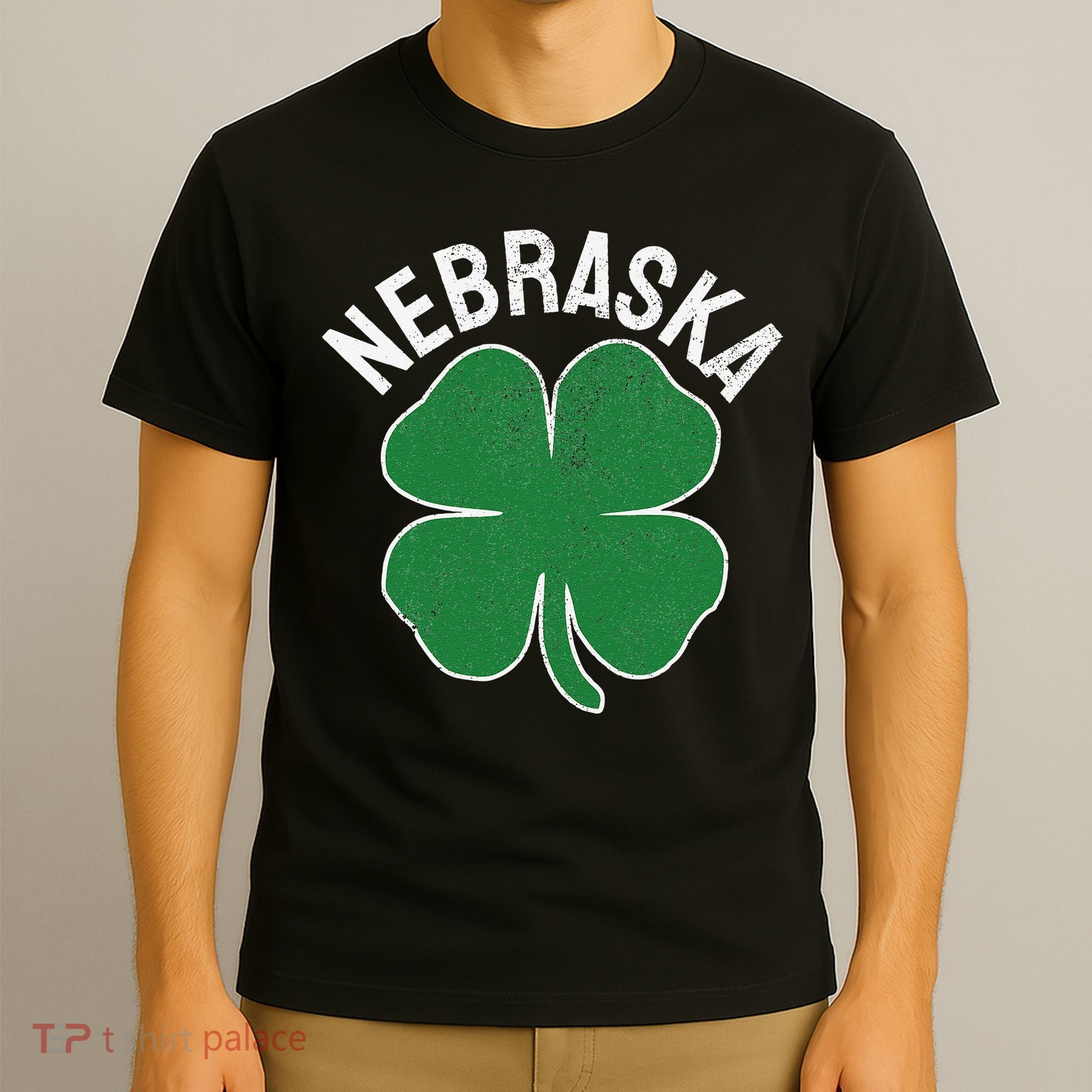 Nebraska Shamrock St. Patrick's Day Saint Paddy's Irish T-Shirt