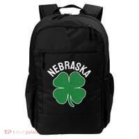 Nebraska Shamrock St. Patrick's Day Saint Paddy's Irish Backpack thumb 0