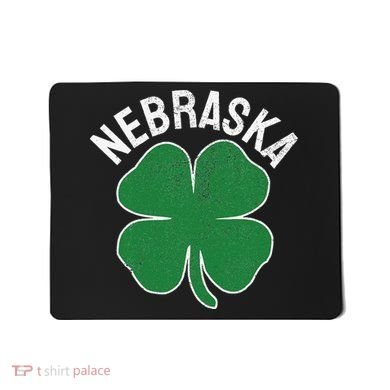Nebraska Shamrock St. Patrick's Day Saint Paddy's Irish Mousepad
