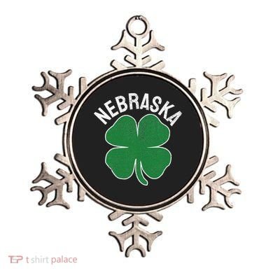 Nebraska Shamrock St. Patrick's Day Saint Paddy's Irish Ornament