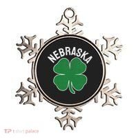 Nebraska Shamrock St. Patrick's Day Saint Paddy's Irish Ornament thumb 0