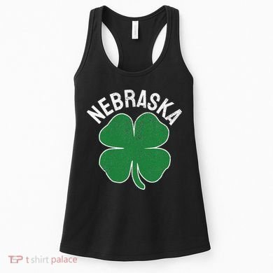 Nebraska Shamrock St. Patrick's Day Saint Paddy's Irish Women's Tank Top